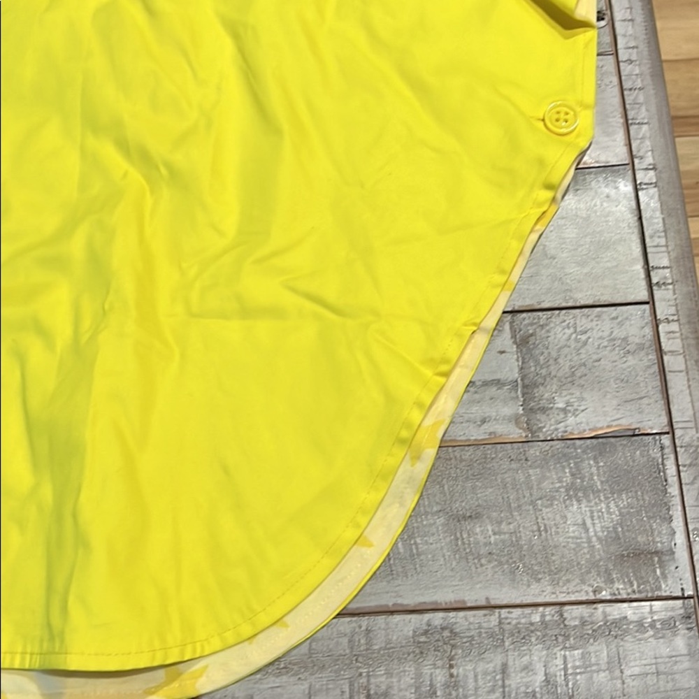 Oshkosh B Gosh Yellow Reversible Poncho - Picture 3 of 6